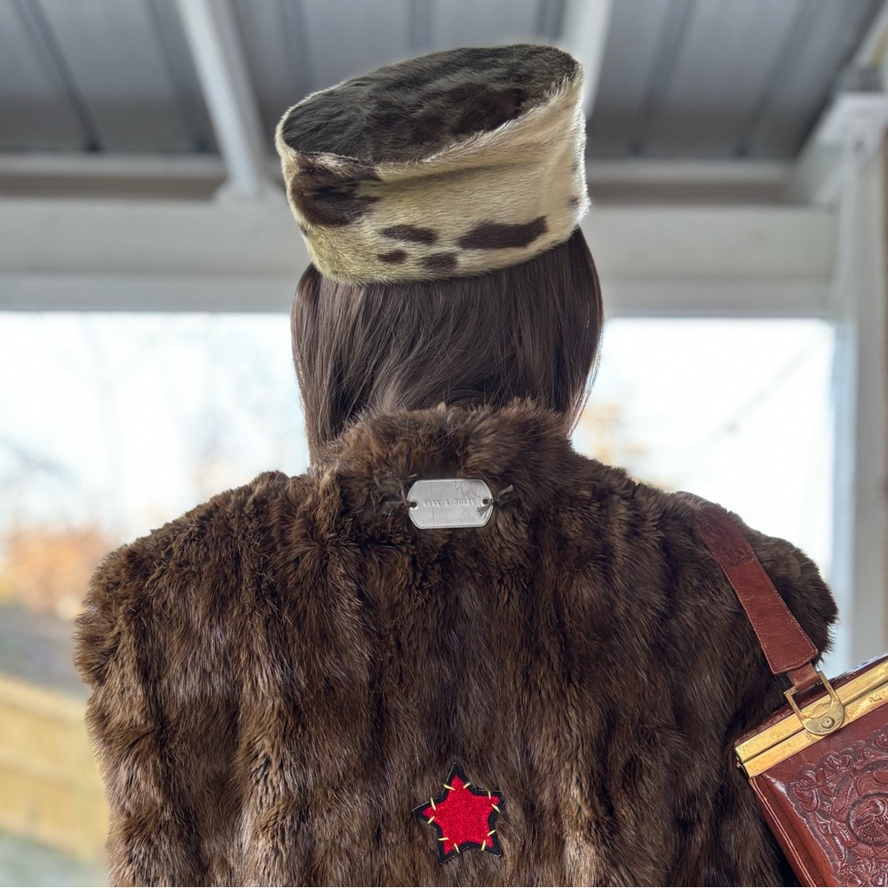 Vintage Fur Pillbox
